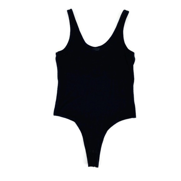 ATM Black Modal Rib Bodysuit - Picture 3 of 6